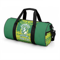 Fiji Tailevu Rugby Custom Duffle Bag Go Champions Fijian Tapa Pattern LT14 - Polynesian Pride
