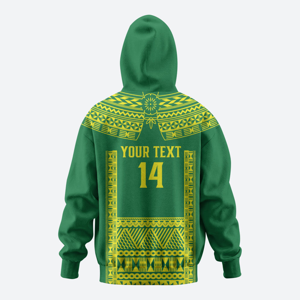 Fiji Tailevu Rugby Custom Hoodie Go Champions Fijian Tapa Pattern LT14 - Polynesian Pride