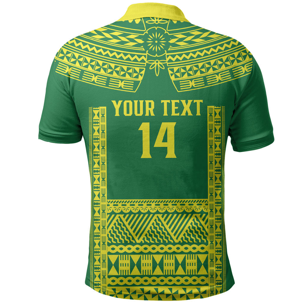 Fiji Tailevu Rugby Custom Polo Shirt Go Champions Fijian Tapa Pattern LT14 - Polynesian Pride