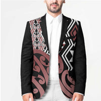 New Zealand Blazer Aotearoa Kowhaiwhai Mix Taniko Art - Polynesian Pride