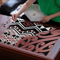 New Zealand Puzzle Aotearoa Kowhaiwhai Mix Taniko Art LT14 - Polynesian Pride