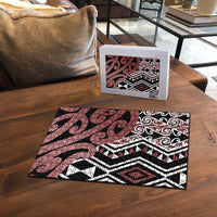 New Zealand Puzzle Aotearoa Kowhaiwhai Mix Taniko Art LT14 - Polynesian Pride