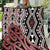 New Zealand Quilt Aotearoa Kowhaiwhai Mix Taniko Art LT14 Brown - Polynesian Pride