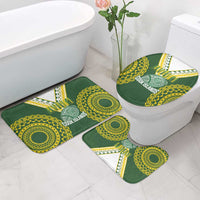 Avaiki Cook Islands Rugby Bathroom Set Kuki Airani Tatau Green LT14 - Polynesian Pride