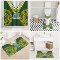 Avaiki Cook Islands Rugby Bathroom Set Kuki Airani Tatau Green LT14 - Polynesian Pride