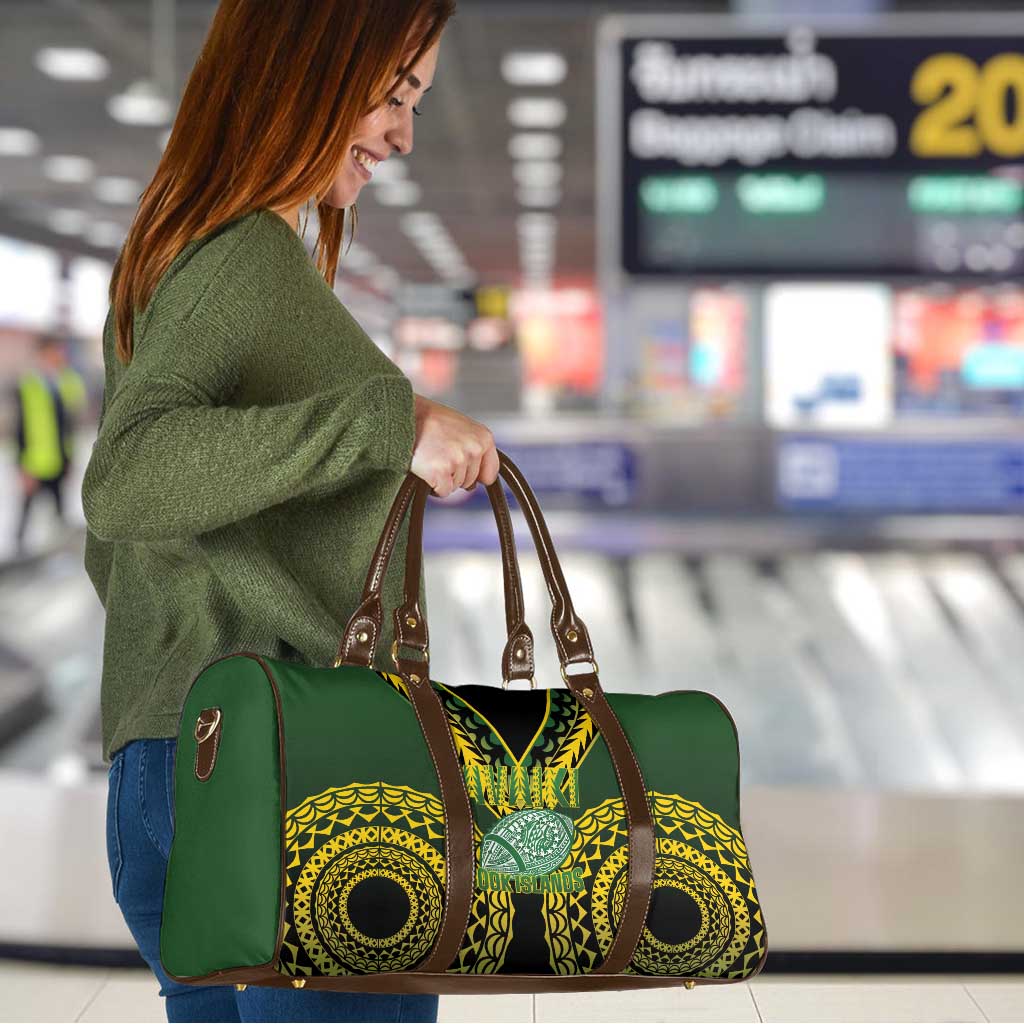 Avaiki Cook Islands Rugby Travel Bag Kuki Airani Tatau Black LT14 - Polynesian Pride
