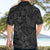 Polynesia Hawaiian Shirt Polynesian Pattern Mix Plumeria Black LT14 - Polynesian Pride