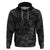 Polynesia Hoodie Polynesian Pattern Mix Plumeria Black LT14 Pullover Hoodie Black - Polynesian Pride