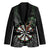 Personalised New Zealand Darts Blazer Dartboard Maori Fern Puhoro Art - Polynesian Pride