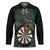 Personalised New Zealand Darts Hockey Jersey Dartboard Maori Fern Puhoro Art - Polynesian Pride