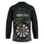 Personalised New Zealand Darts Hockey Jersey Dartboard Maori Fern Puhoro Art - Polynesian Pride