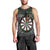 Personalised New Zealand Darts Men Tank Top Dartboard Maori Fern Puhoro Art