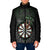 Personalised New Zealand Darts Padded Jacket Dartboard Maori Fern Puhoro Art - Polynesian Pride