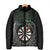 Personalised New Zealand Darts Padded Jacket Dartboard Maori Fern Puhoro Art - Polynesian Pride