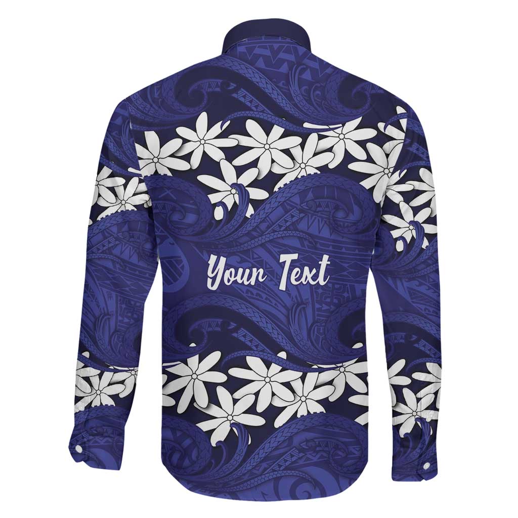 Personalised Cook Islands Pukapuka Family Matching Mermaid Dress and Hawaiian Shirt Tiare Maori Polynesian Waves Tattoo LT14 - Polynesian Pride