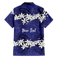 Personalised Cook Islands Pukapuka Family Matching Summer Maxi Dress and Hawaiian Shirt Tiare Maori Polynesian Waves Tattoo LT14 - Polynesian Pride
