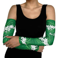 Personalised Cook Islands Rarotonga Arm Sleeves Tiare Maori Polynesian Waves Tattoo