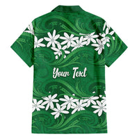 Personalised Cook Islands Rarotonga Family Matching Summer Maxi Dress and Hawaiian Shirt Tiare Maori Polynesian Waves Tattoo LT14 - Polynesian Pride