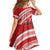 Kingdom Of Tonga Emancipation Day Family Matching Long Sleeve Bodycon Dress and Hawaiian Shirt Tongan Ngatu With Kumete Red
