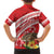 Kingdom Of Tonga Emancipation Day Family Matching Short Sleeve Bodycon Dress and Hawaiian Shirt Tongan Ngatu With Kumete Red