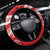 Kingdom Of Tonga Emancipation Day Steering Wheel Cover Tongan Ngatu With Kumete Red