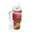 Kingdom Of Tonga Emancipation Day Tumbler With Handle Tongan Ngatu With Kumete Red