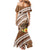 Kingdom Of Tonga Emancipation Day Family Matching Mermaid Dress and Hawaiian Shirt Tongan Ngatu With Kumete Brown