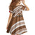 Kingdom Of Tonga Emancipation Day Family Matching Tank Maxi Dress and Hawaiian Shirt Tongan Ngatu With Kumete Brown
