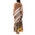 Kingdom Of Tonga Emancipation Day Family Matching Tank Maxi Dress and Hawaiian Shirt Tongan Ngatu With Kumete Brown