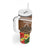 Kingdom Of Tonga Emancipation Day Tumbler With Handle Tongan Ngatu With Kumete Brown