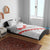 Tonga White Sunday Bedding Set Heilala Flowers Tongan Ngatu Pattern