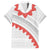 Tonga White Sunday Hawaiian Shirt Heilala Flowers Tongan Ngatu Pattern
