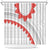 Tonga White Sunday Shower Curtain Heilala Flowers Tongan Ngatu Pattern