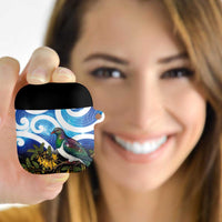 Kekeru New Zealand Matariki AirPods Case Kukupa Kowhai Maori New Year Blue Version