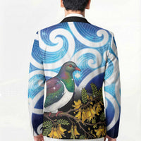Kekeru New Zealand Matariki Blazer Kukupa Kowhai Maori New Year Blue Version
