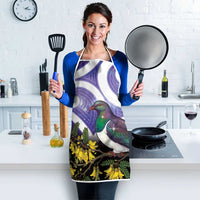 Kekeru New Zealand Matariki Apron Kukupa Kowhai Maori New Year Purple Version