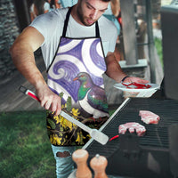 Kekeru New Zealand Matariki Apron Kukupa Kowhai Maori New Year Purple Version