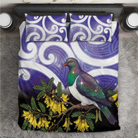 Kekeru New Zealand Matariki Bedding Set Kukupa Kowhai Maori New Year Purple Version