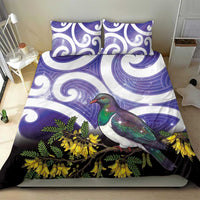 Kekeru New Zealand Matariki Bedding Set Kukupa Kowhai Maori New Year Purple Version