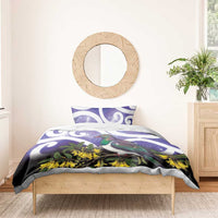 Kekeru New Zealand Matariki Bedding Set Kukupa Kowhai Maori New Year Purple Version