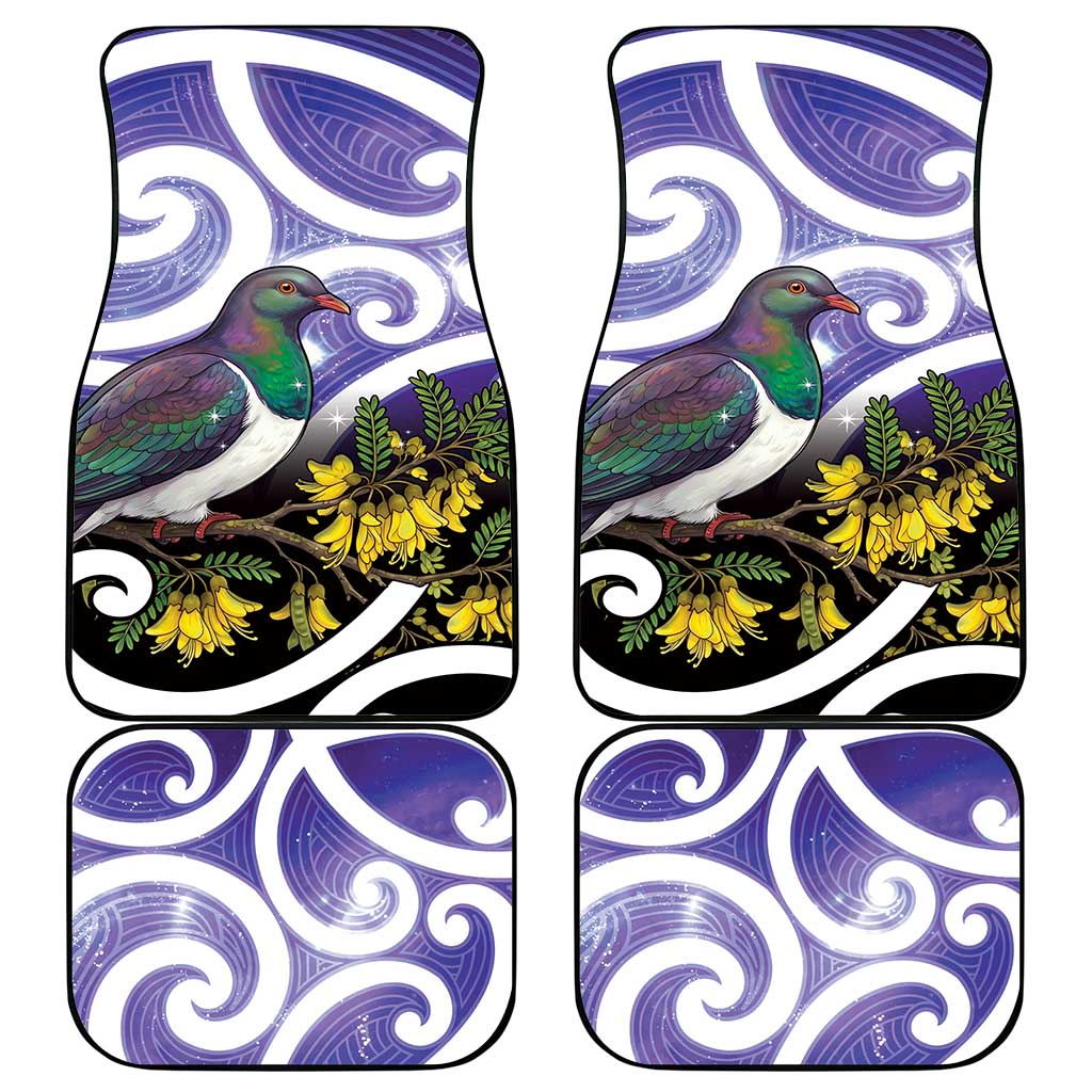 Kekeru New Zealand Matariki Car Mats Kukupa Kowhai Maori New Year Purple Version