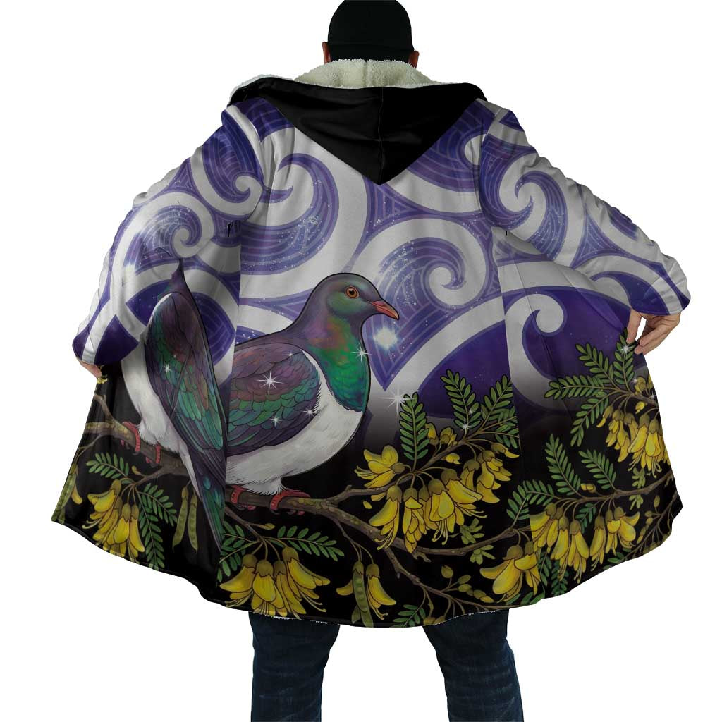 Kekeru New Zealand Matariki Cloak Kukupa Kowhai Maori New Year Purple Version