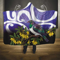 Kekeru New Zealand Matariki Hooded Blanket Kukupa Kowhai Maori New Year Purple Version LT14 - Polynesian Pride