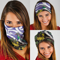 Kekeru New Zealand Matariki Neck Gaiter Kukupa Kowhai Maori New Year Purple Version