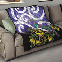 Kekeru New Zealand Matariki Quilt Kukupa Kowhai Maori New Year Purple Version