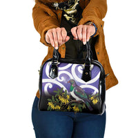 Kekeru New Zealand Matariki Shoulder Handbag Kukupa Kowhai Maori New Year Purple Version