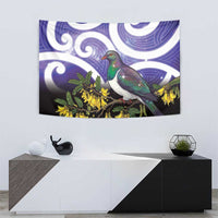 Kekeru New Zealand Matariki Tapestry Kukupa Kowhai Maori New Year Purple Version