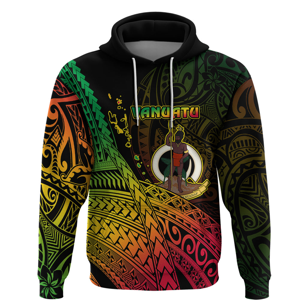 Polynesian Pride Vanuatu Hoodie Proud To Be A Ni Van LT14 Black - Polynesian Pride