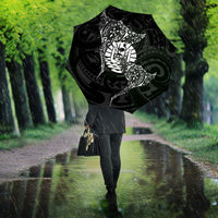 French Polynesia Manta Ray Tattoo Umbrella Tahiti Hahalua Turtle Shark Black Color