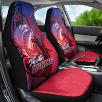 Guam Blue Marlin Fishing Car Seat Cover Guahan Fish Hook Tattoo